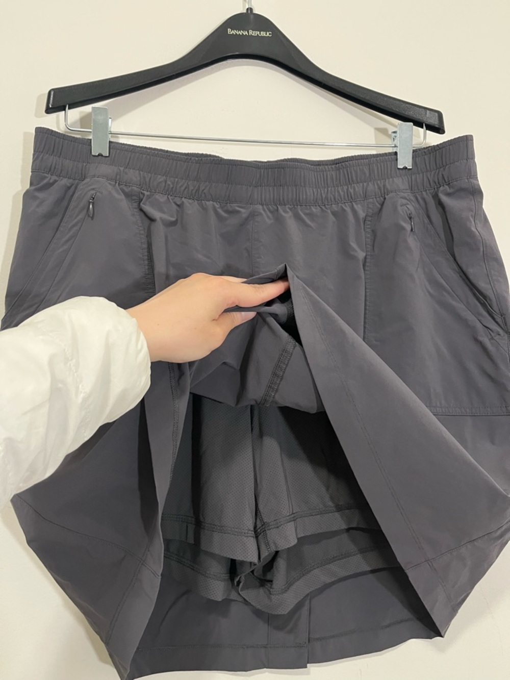 Duluth Flex Sidewinder Lightweight Skort Skirt Stretch Womens XL Gray Athleisure - Picture 5 of 14